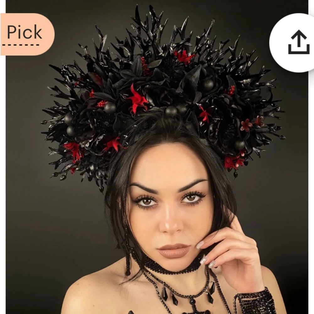Halloween Gothic Flower Crown